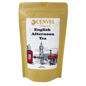 CENVEL® English Afternoon Tea | City of London Scenes Loose-Leaf Black Tea in Resealable Pouch | Great Gift for Loved Ones (150g)