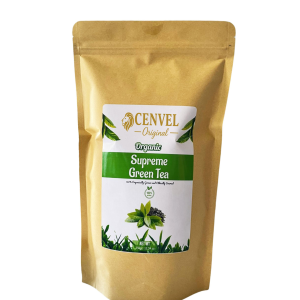 CENVEL® Organic Supreme Loose Green Tea Leaves | 100% Pure & Natural | Single Origin | Premium Large-Leaf | Rich in Antioxidants 350g